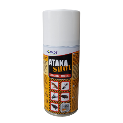 ATAKA SHOT aerozolinis insekticidas, 150 ml